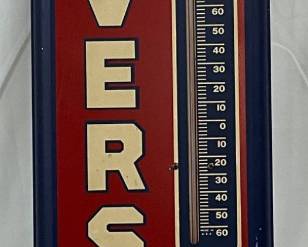 Universal Batteries Metal Thermometer, 38×8 in