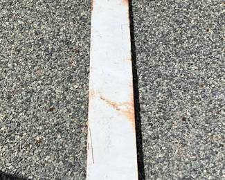 Texaco Sign Pole with Circular Frame