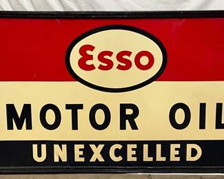 Esso Self-Framed Metal Sign, 72×36 Inches