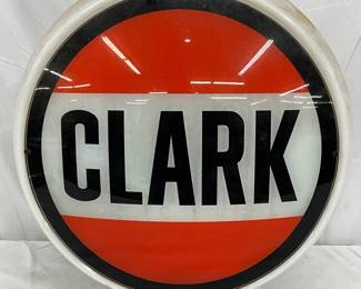 Clark Milk Glass Wide Body Globe, 16-Inch Diameter