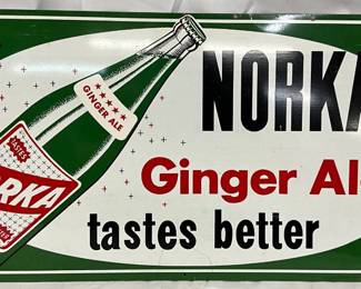 Norka Ginger Ale 24×12 Metal Sign
