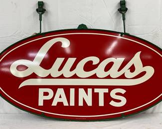 Lucas Paints Double-Sided Sign with Original Ring, 60in x 30in