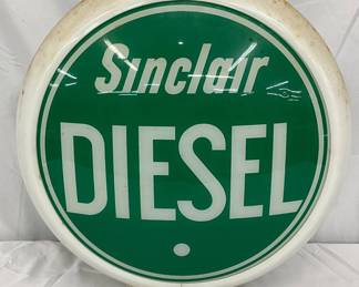 Sinclair Diesel Plastic Body Gas Pump Globe, 13-Inch Diameter