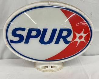 ‘SPUR’ Brand Plastic Gas Pump Globe, 16 Inches