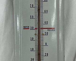 Prestone Anti-Freeze Porcelain Thermometer, 9×36 Inches