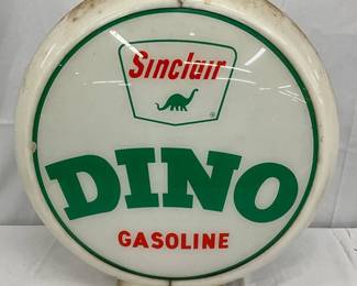 Sinclair Dino Gasoline Plastic Pump Globe, 16-Inch Diameter