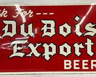 Du Bois Export Beer Metal Sign, 70in x 36in