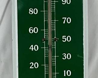 Early Porc. Curlee Clothes Thermometer, 7 x 27 Inches