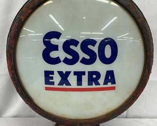 Esso Extra Pump Globe with Metal Body, 19 inches