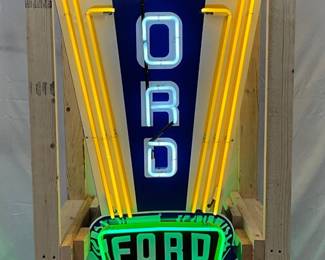 DS Ford Neon Sign, 33in x 75in