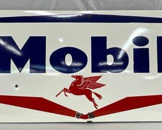 Mobil SSP Sign w/Pegasus, 48in x 24in