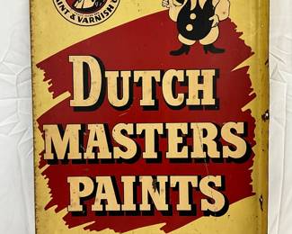 Dutch Masters Paints DS Metal Flange Sign, 18in x 28in