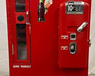 Coca-Cola Model H81A 10 cent Vending Machine, Professionally Restored