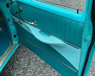 Metching Turquoise Interior