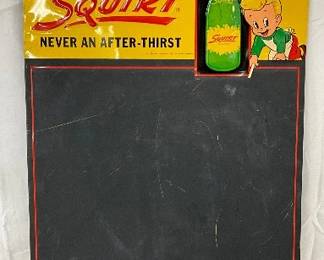 Emb. Squirt Chalkboard Menu Sign, 19in x 27in