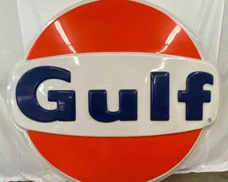 6ft. Emb. Lexan Gulf Sign