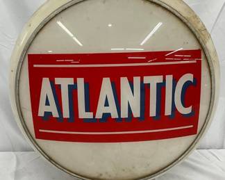 Atlantic Milk Glass Gas Pump Globe, 16 inches