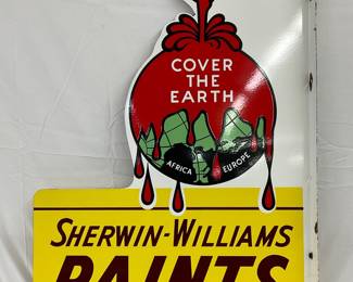 DSP Sherwin-Williams ‘Cover the Earth’ Flange Sign, 33in x 48in