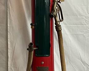 Fry 5-Gallon Visible Gas Pump with Sinclair Aircraft Globe, Restored