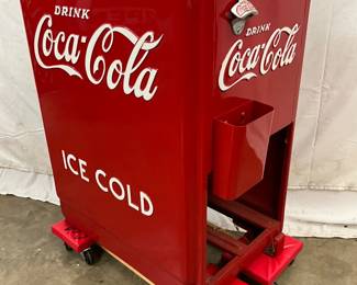 Emb. Coca-Cola Ice Chest, Professionally Restored,  25 Inches Wide