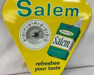 Salem Advertising Thermometer, 9 x 9 Inches