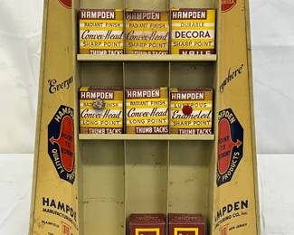 Hampden Manufacturing Co. Tabletop Spinning Store Display Cabinet, 12×12 Inches