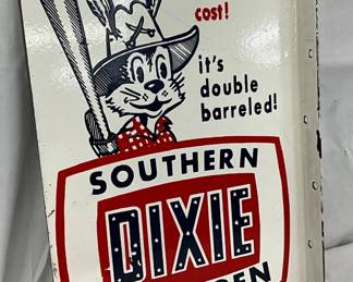 Southern Dixie Nitrogen DSP Flange Sign, 12 1/2 x 20