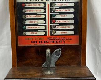 ESCO Coin-Operated Wood ‘Disposition Register’ Strength Tester, 12 in x 25 in