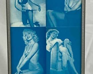 Pin Up Girls Metal Coin-Operated Vending Machine, 8×19 