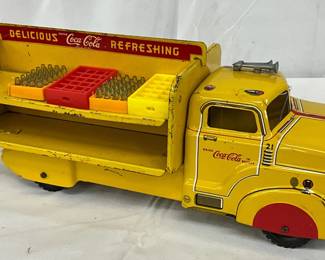 Coca-Cola Metal Delivery Toy Truck, 12×5 Inches