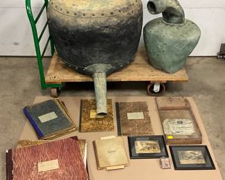 1887 Org. Copper Liquor Still with Original Tax Records, Photographs, and Documents of Abram Cobleof Guilford County - Piece of NC History, intended for educational and display purposes only