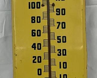 Emb. Pepsi-Cola Thermometer w/ Cap Graphic, 7 x 27 Inches