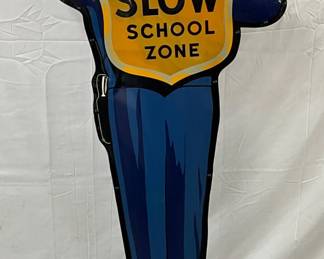 Coca-Cola Policeman Sidewalk Sign, 30in x 62in