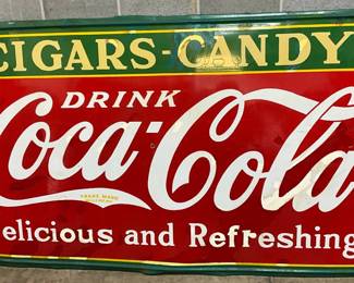 SSP Coca-Cola ‘Cigars-Candy’ Sign, 96×55 