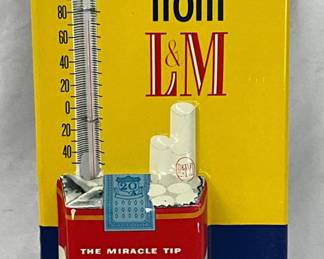 Emb. L&M Filters Thermometer, 5in x 12in