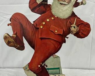 Pepsi-Cola CB Die-Cut Santa Claus Easel-Back, 16×20 Inches