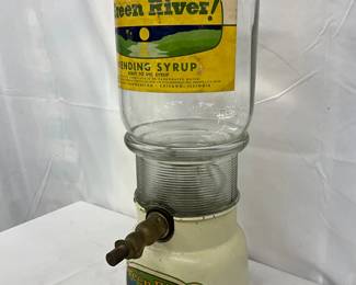 Green River Syrup Dispenser by Schoenhofen Company, 8in x 18in