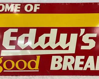 Eddy’s Good Bread DS Metal Sign, 29in x 15in