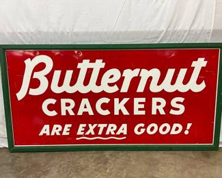 Butternut Crackers Metal Sign, 72in x 36in