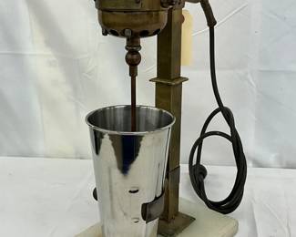Hamilton Beach Mixer with Brass and Marble Base, 8×16