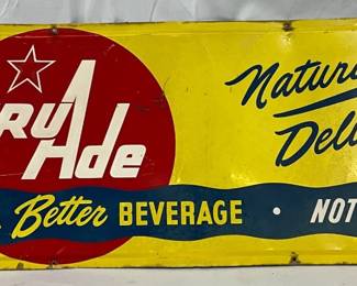 Emb. Tru-Ade Advertising Sign, 54in x 18in
