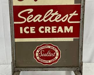 Sealtest Ice Cream Sidewalk Sign, 20in x 32in