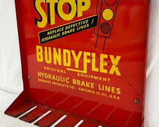Bundyflex Hydraulic Brake Lines Rack Holder Sign, 12×12