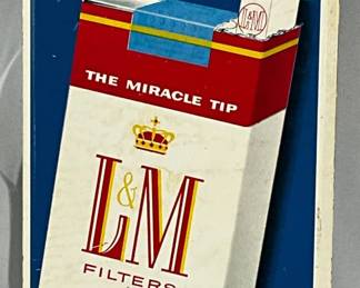 L&M Filters Door Push Sign, 4 x 9 Inches