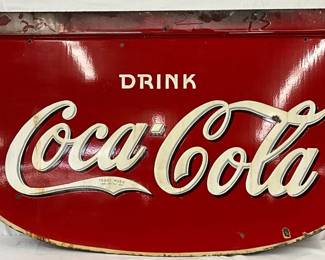 DS Porc. Coca-Cola Sign, 60in x 36in