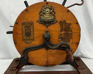 Early George Kent Knife Grinding or Sharpening Machine, 21×21