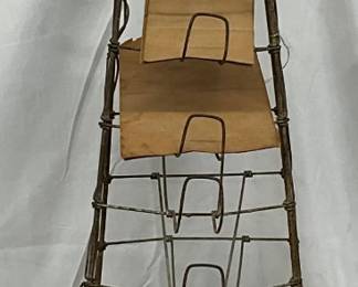 Early Metal Bag Holder with String Spool, 10in x 34in