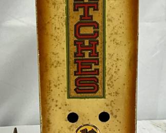 Early Northwestern Corporation Metal Match Dispenser, 6in x 14in