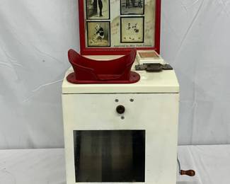 Early Photoscope Coin Op Machine by Exhibit Supply Co., 9×24