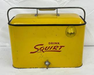 Squirt Drink Box Carrier with Handle and Spigot, 18in x 13in